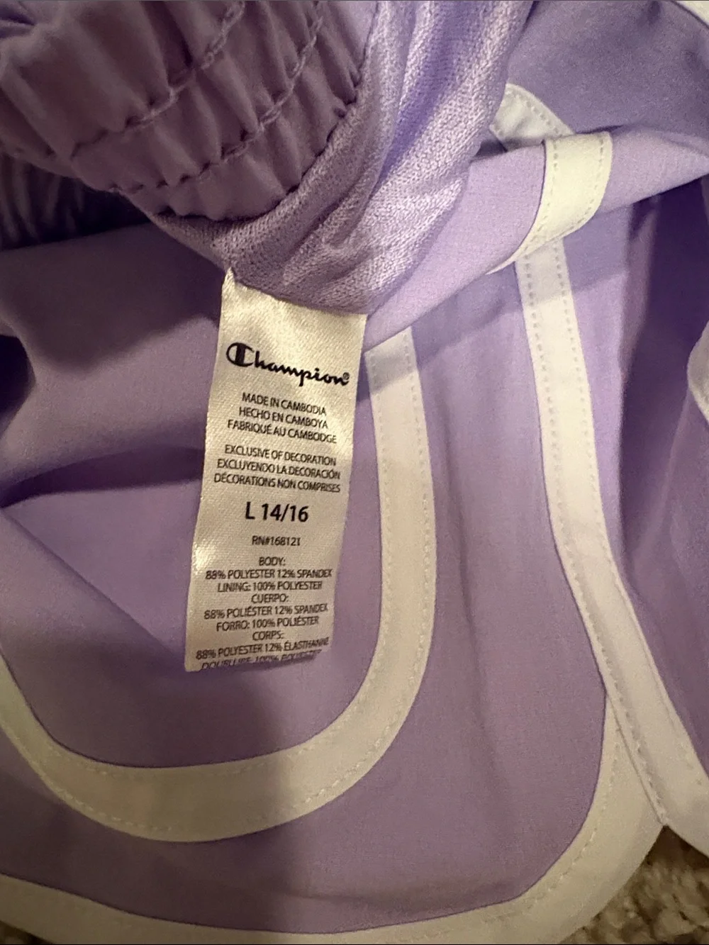 Champion light lavender